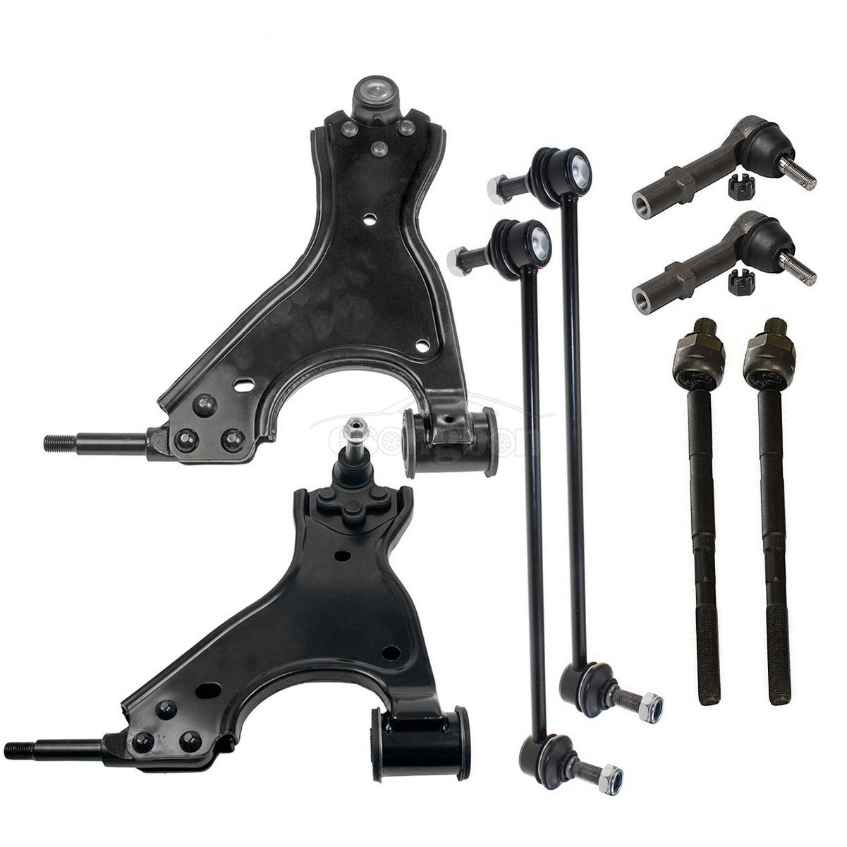 Suspension Kit Front Sway Bar Inner Outer Tie Rod For