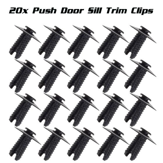 30 x Door Panel Clip Push-Type Retainer For BMW E34 E39 E46 E36 E38 E52 E53 E70