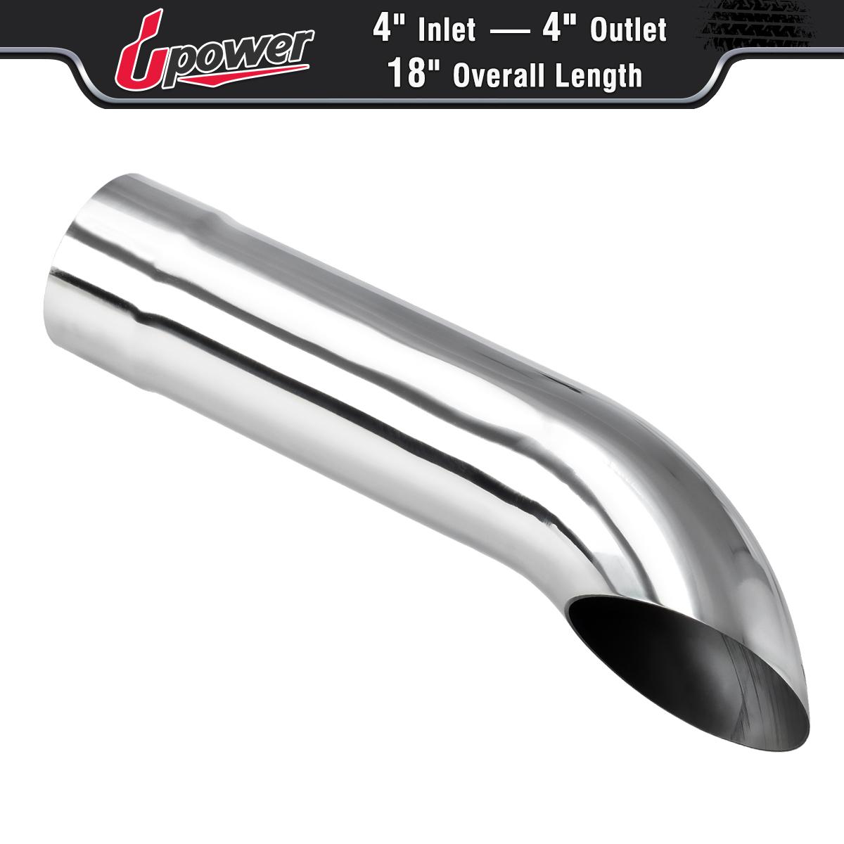 Auto Parts and Vehicles Turn Down Exhaust Tip Tail Pipe Stainless Steel