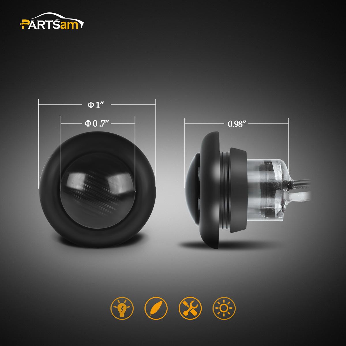 Diagram 70x Amber 40x Red Trailer 3 4 U0026quot Round Led Light Marker