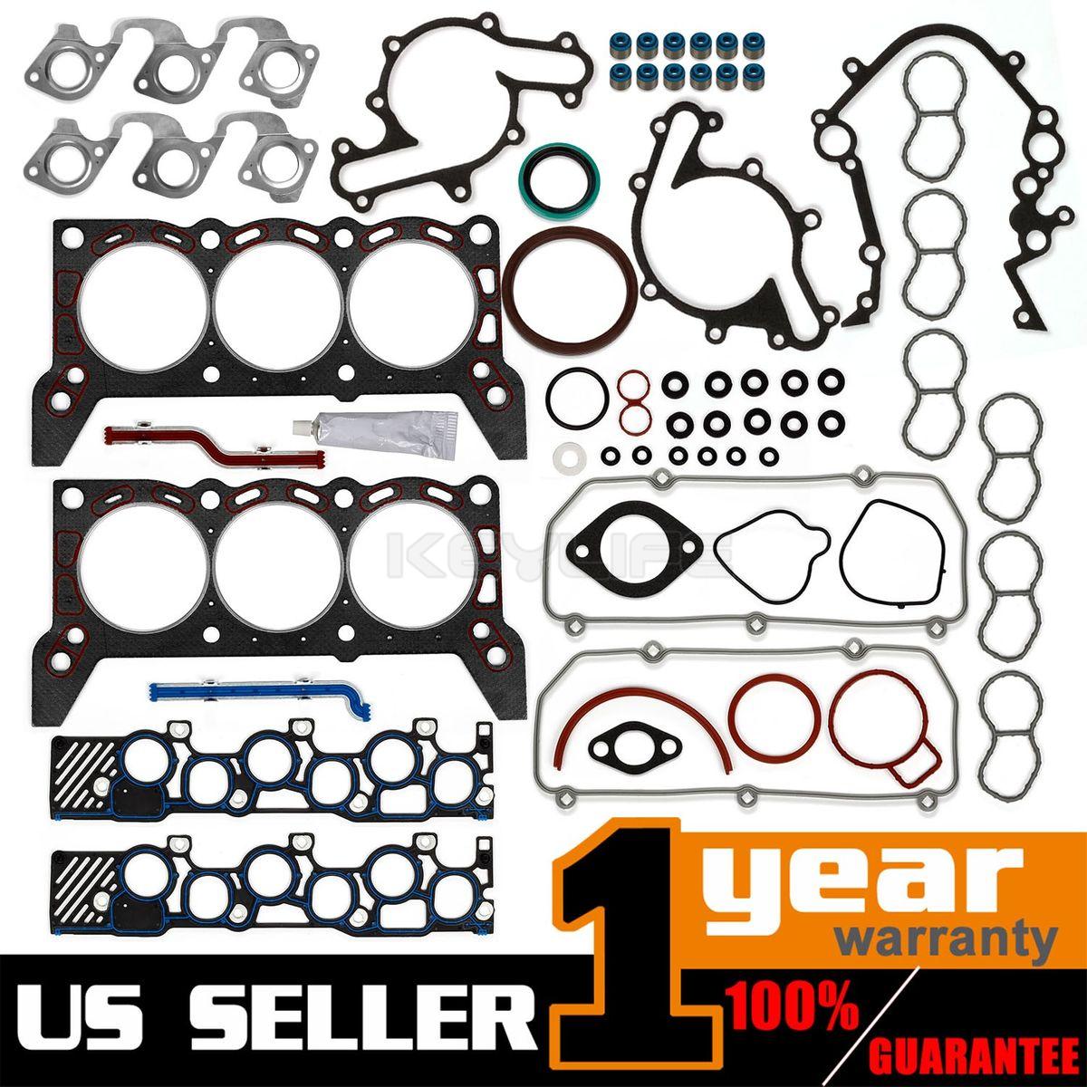 Full Gasket Set Head Bolts for 97-98 Ford E150 E250 F150 V6 4.2L VIN 2 OHV