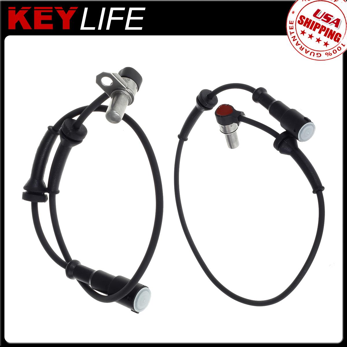 2Pcs Rear ABS Wheel Speed Sensor For Land Rover Discovery 4.0L 1999