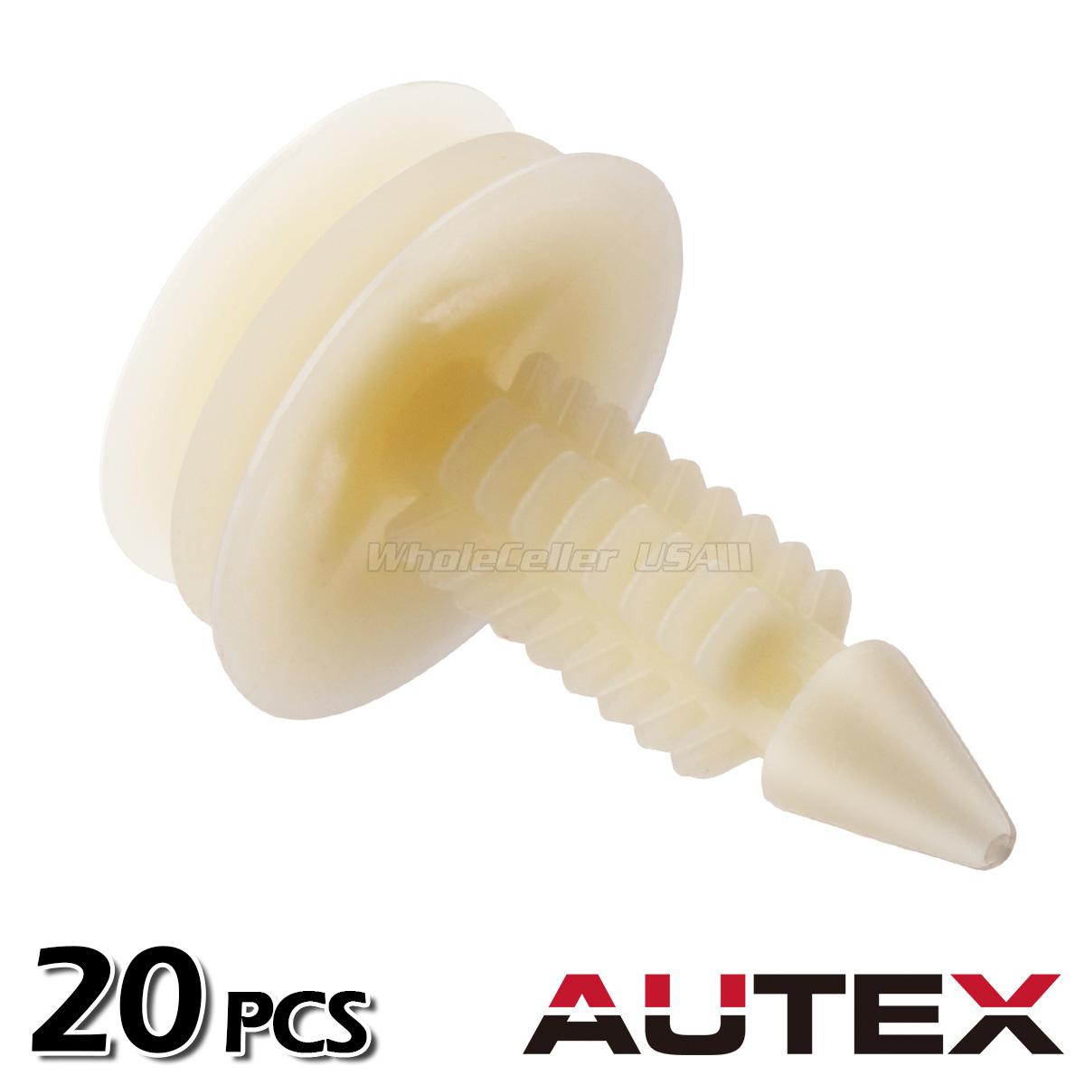 20x Bumper Cover Trim Push-Type Rivet Retainer for Nissan 240SX 350Z 370Z Cube