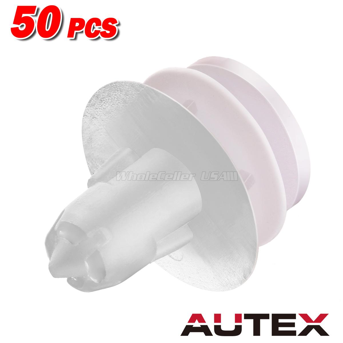 50pcs Rocker Panel Clip Plastic Retainer 5FR56DX9 For GM For Jeep Grand Cherokee
