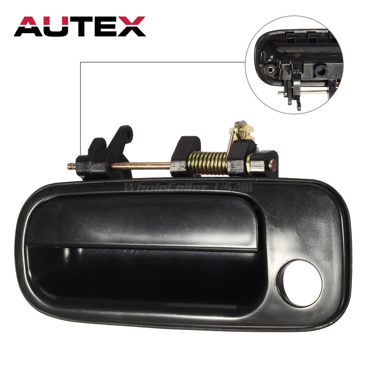 77619 Exterior Door Handle Front Driver LH Side Black for