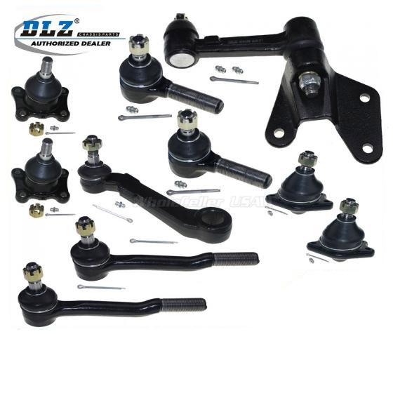 10 Pc Kit Upper & Lower Ball Joint Tie Rod Idler Arm For Toyota 4WD