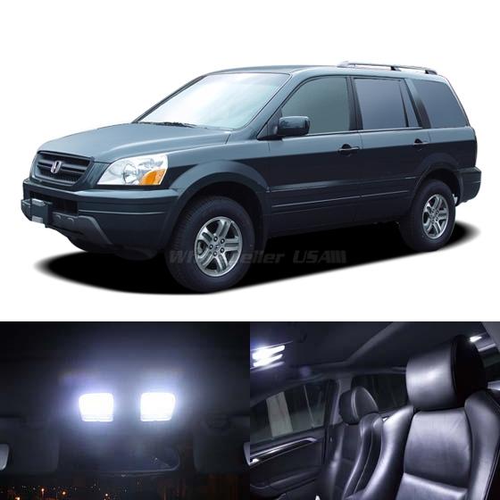 Details About 12x White Led Light Interior Bulb Package T10 De3175 578 For Honda Pilot 03 2005