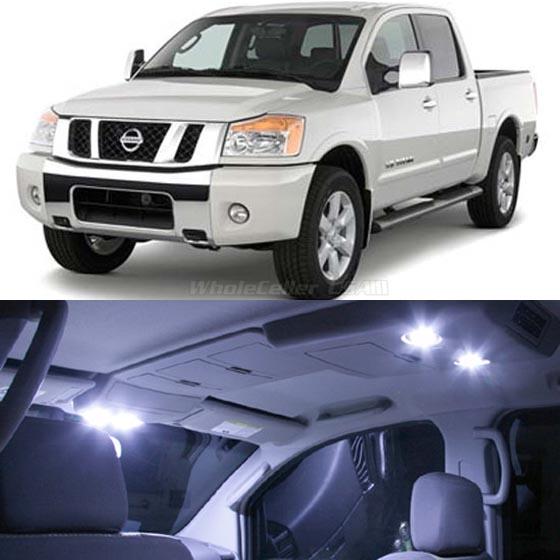 Details About 11 White Led Interior Lights Bulbs Package Kit For Nissan Titan Pickup 2004 2015