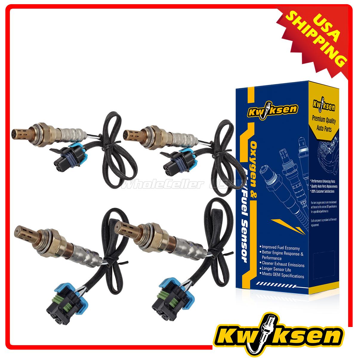 4X Oxygen Sensor for GMC Chevrolet Avalanche Suburban Sierra Yukon Xl 1500 5.3L