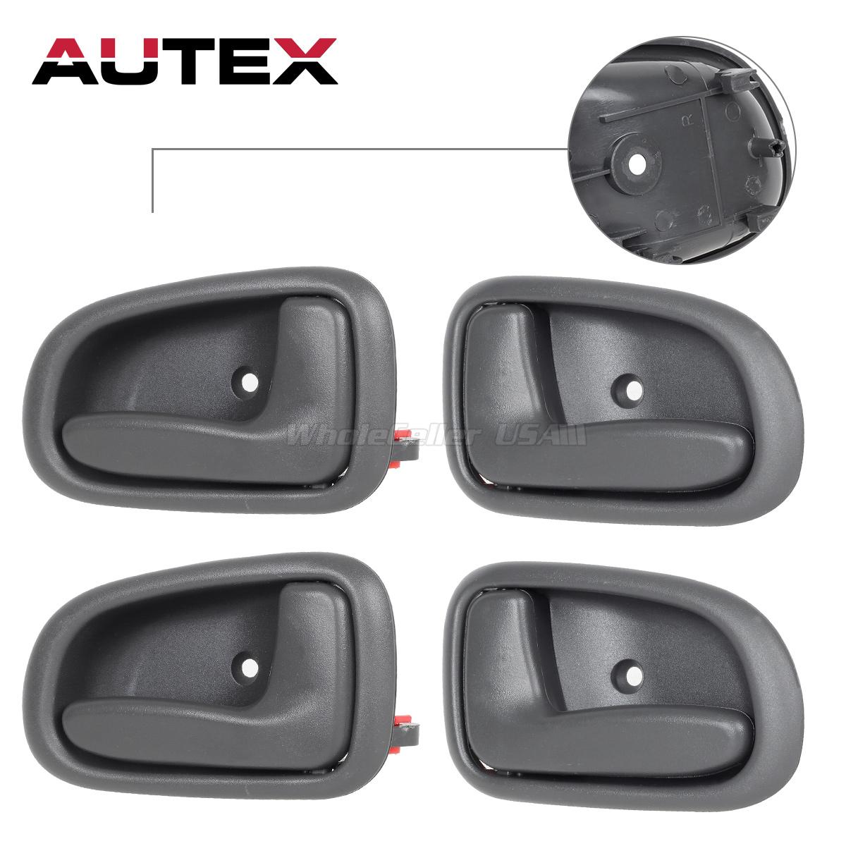 Details About 4 Interior Left Right Gray Door Handle For 93 97 Toyota Corolla