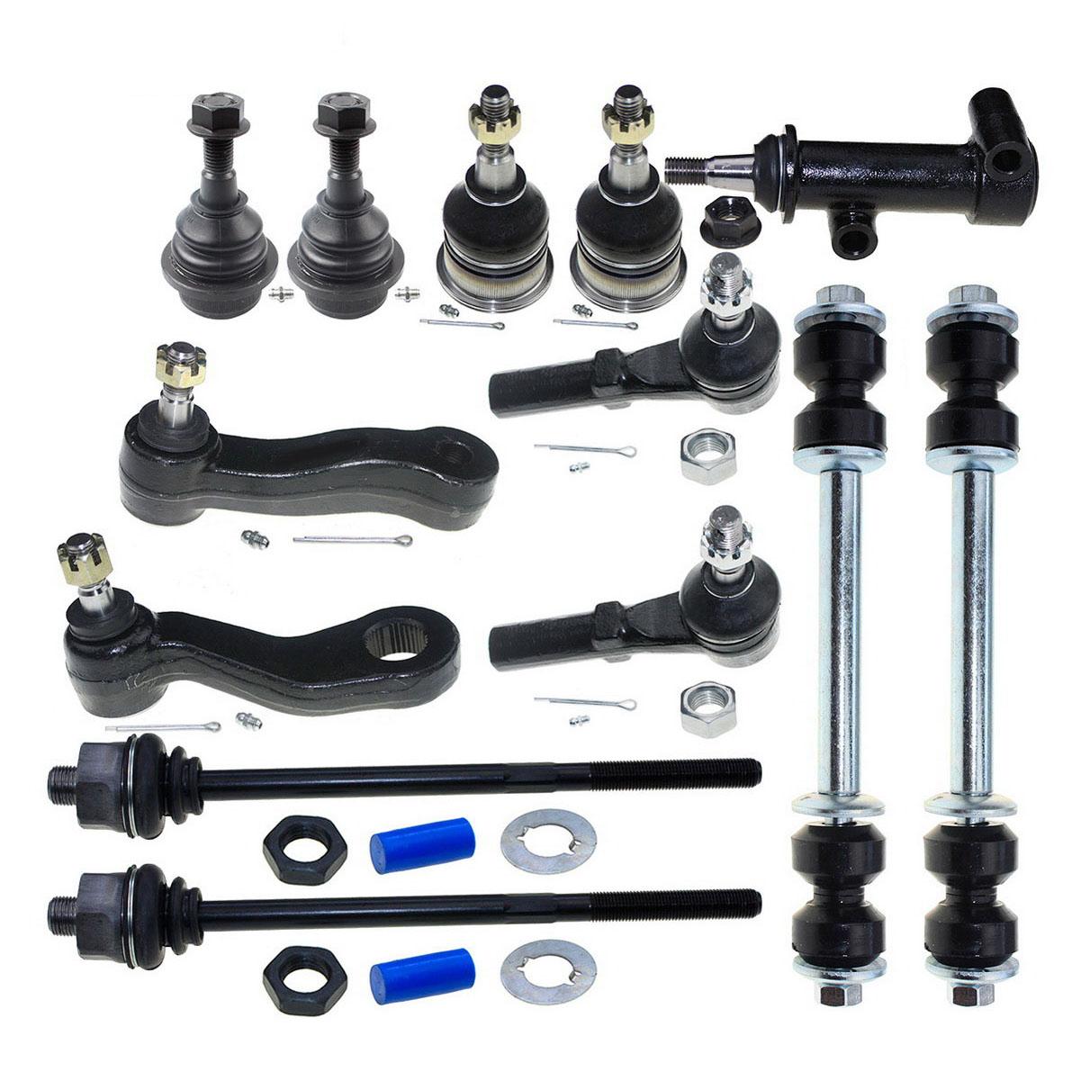 10 pcs Tie Rod Linkages Ball Joint Suspension Kit for Chevy Silverado 2500 HD