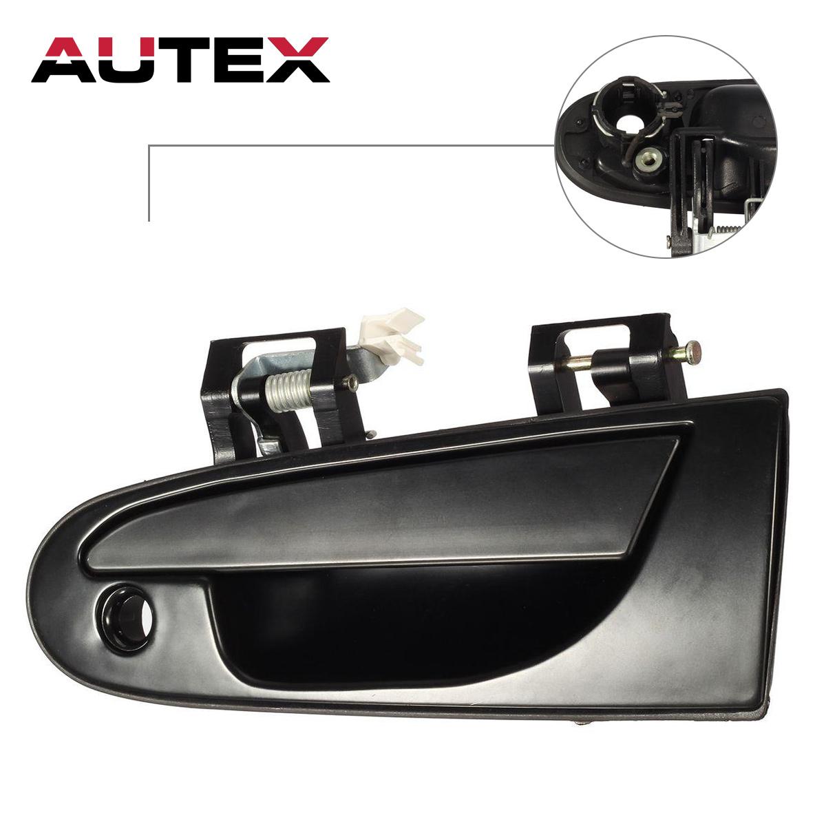 95-00 Eclipse Outside Outer Exterior Black Door Handle Left Right Side SET PAIR