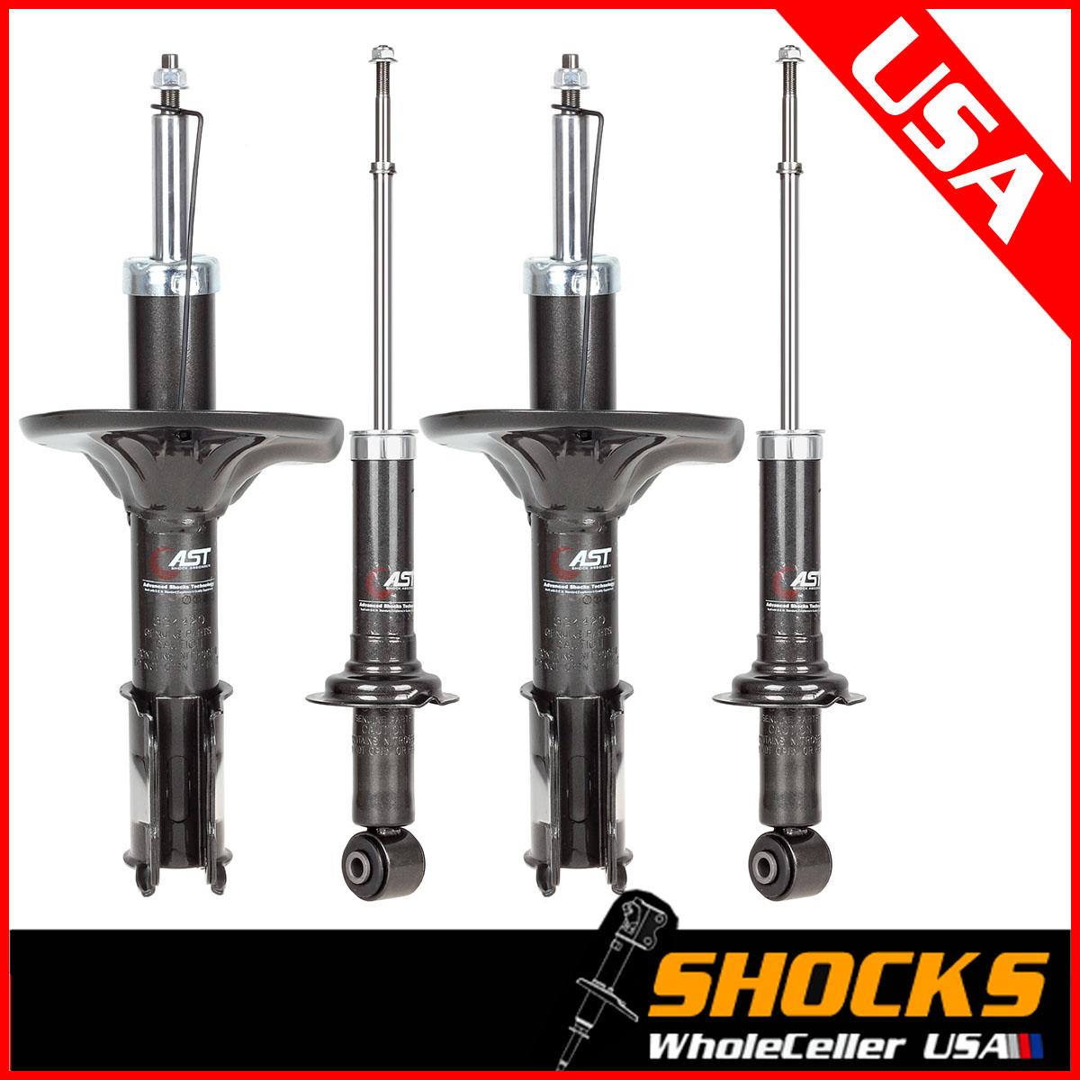 SCITOO Shocks Front Rear Gas Struts Shock Absorbers Fit for 2002 2003 2004 2005 Mitsubishi Lancer 341342 71379 333382 72141 Set of 4