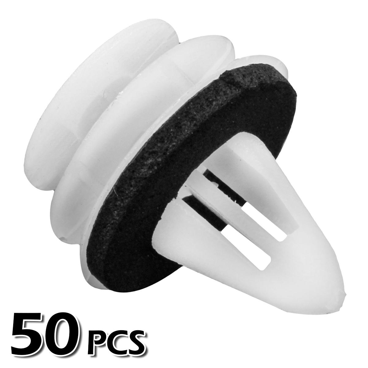 50pcs Door Panel Clips Fastener Retainer for 1995-2011 Nissan Maxima Murano