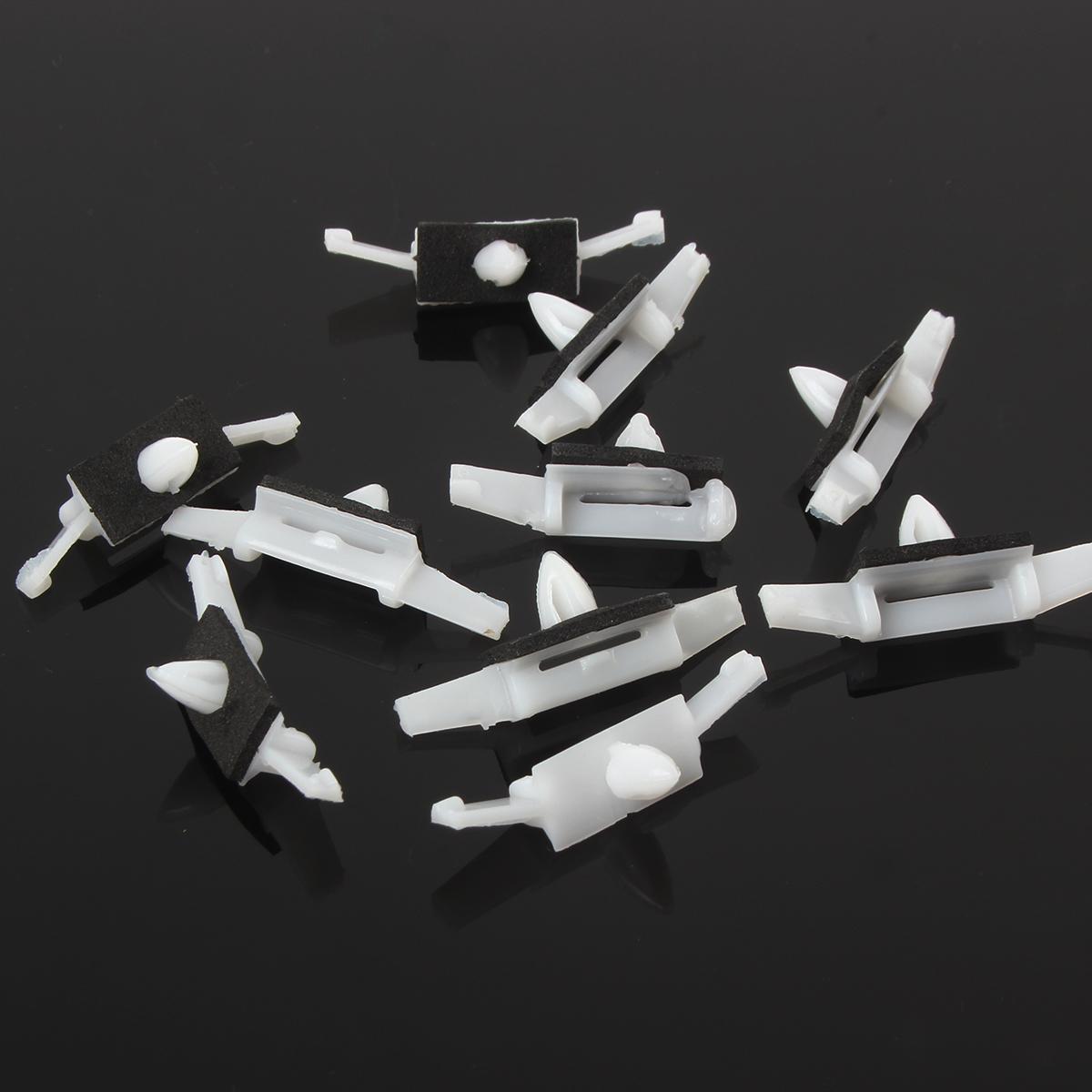 30pcs Drip Rail Moulding Plastic Push Retainer Rivet for 1992-2005 Honda Civic