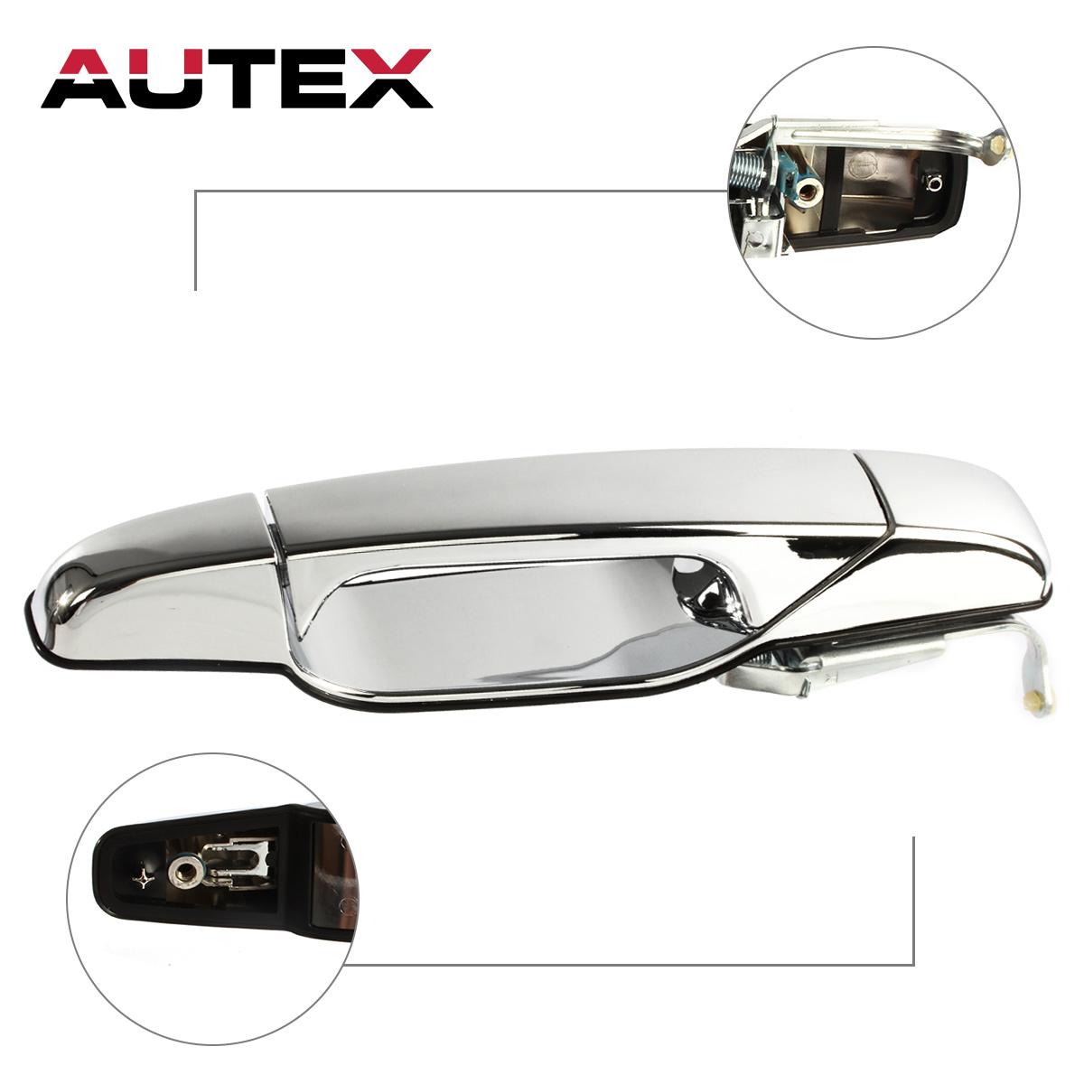 Exterior Door Handle Chrome Rear Right RH Passenger for 2007-2013 CHEVROLET GMC