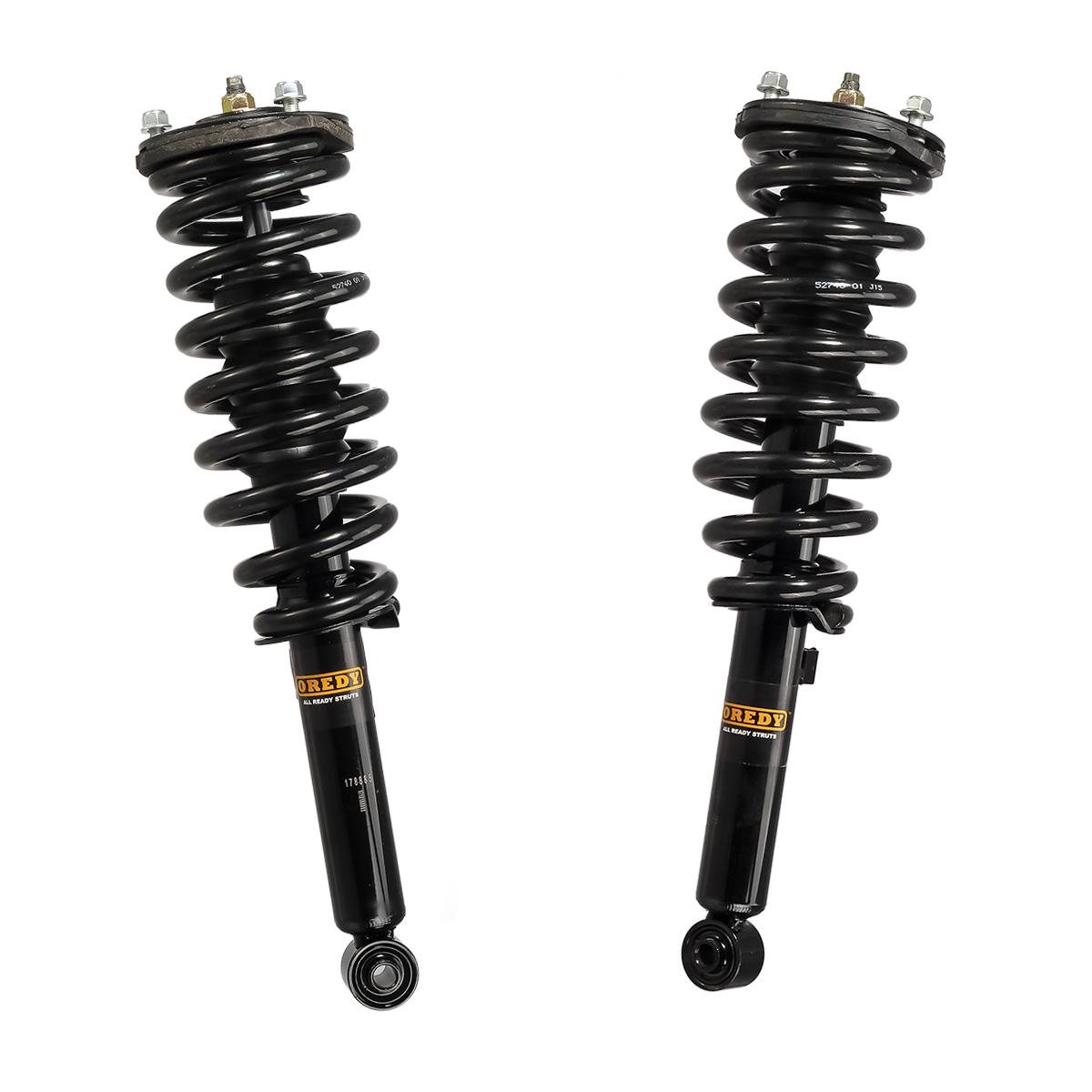 Front Pair Complete Struts Coil Spring Assembly For Kia Sorento 2003