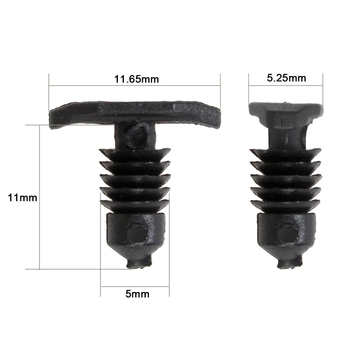 100x Plastic Weatherstrip Retainer Clips Door Rubber for Chevy Camaro Impala
