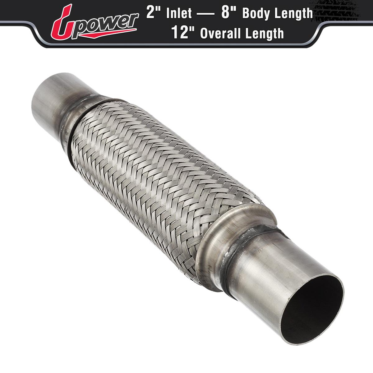 Double Braided Stainless Steel Exhaust Flex Pipe 1 3/4\