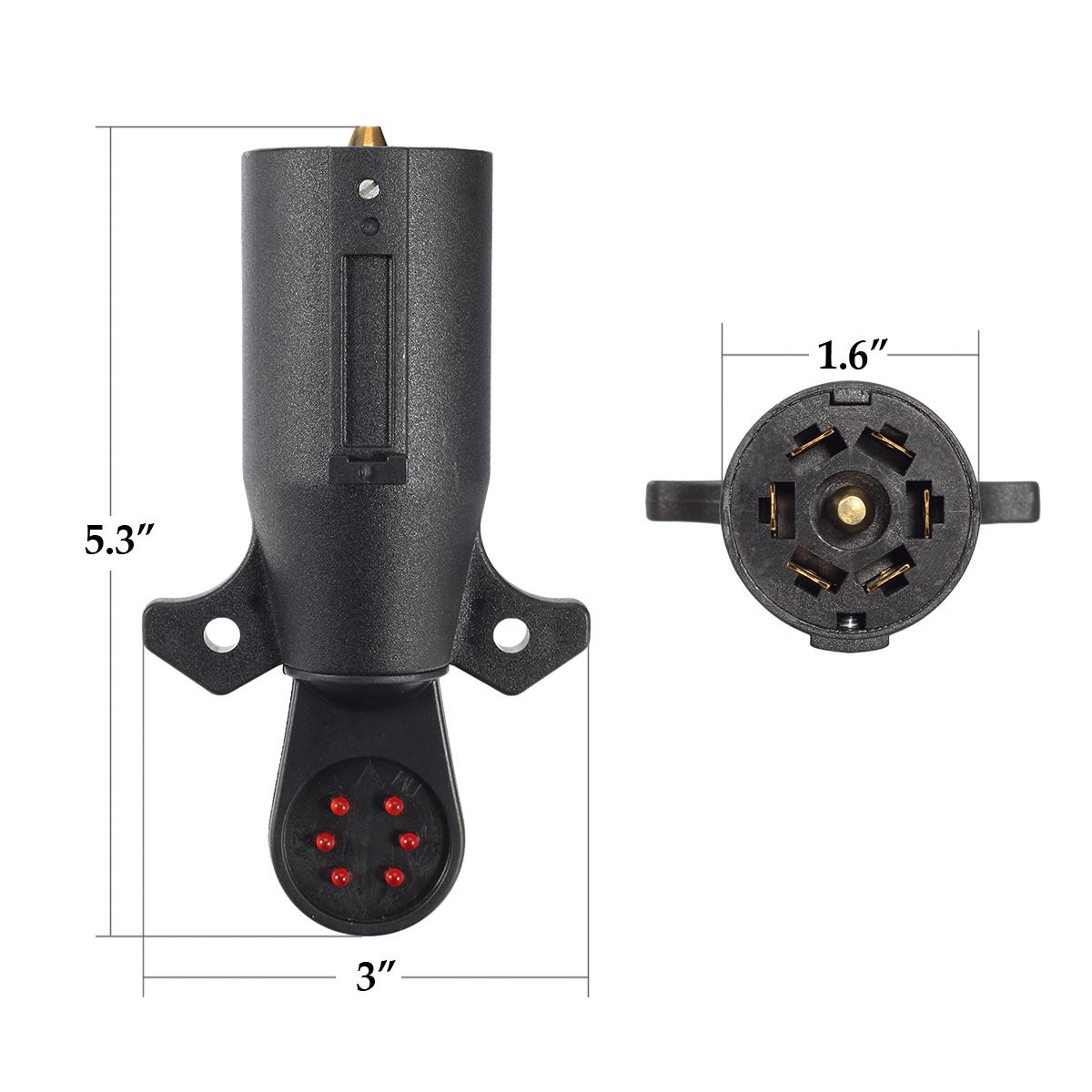 7-Way Blade Trailer Wiring Tester 7-Pin Trailer Light Wire Circuit