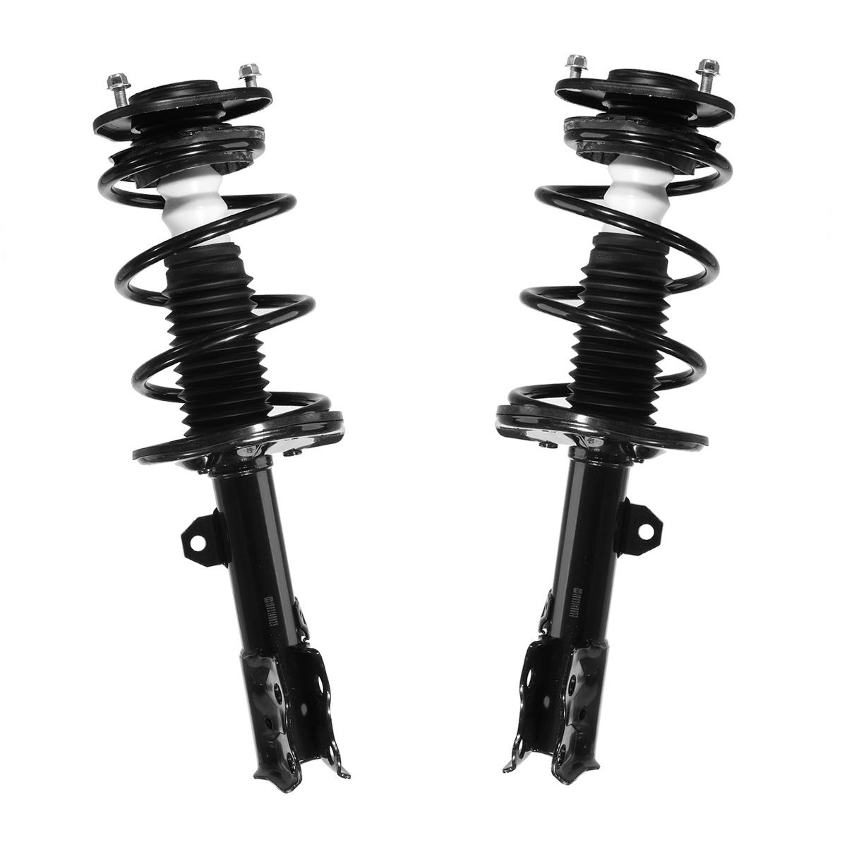 Complete Front Pair Shocks Struts With Spring Assembly For Toyota 