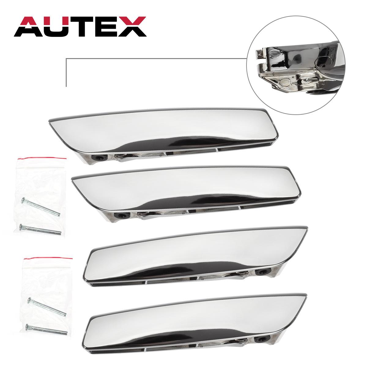 Details About 4pcs For Chevy Silverado 2500 3500hd Interior Chrome Door Handle Repair Kit