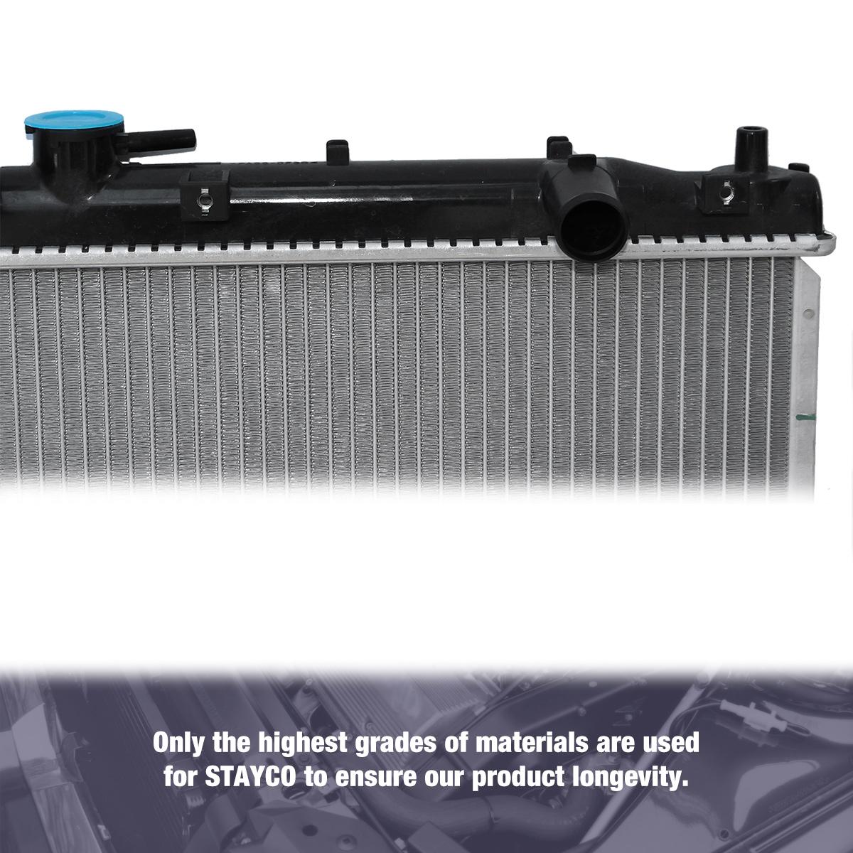 replacement radiator for 1999 2005 mazda miata base ls mazdaspeed 3 fog light bulb